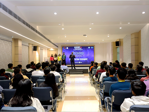 Seminar in progress at the KIET CRPC hall